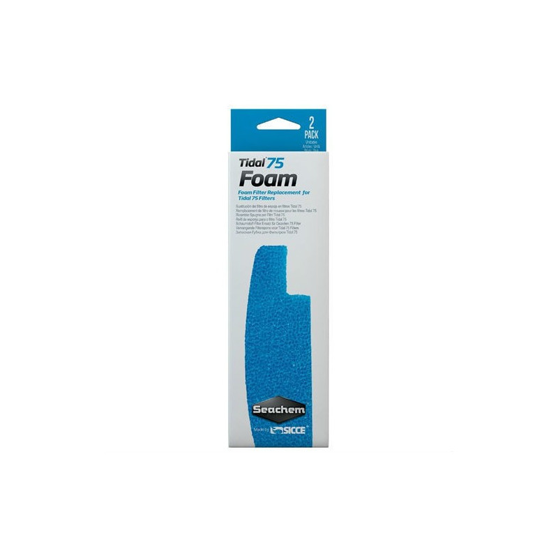 Seachem Tidal 75 foam - 2pk