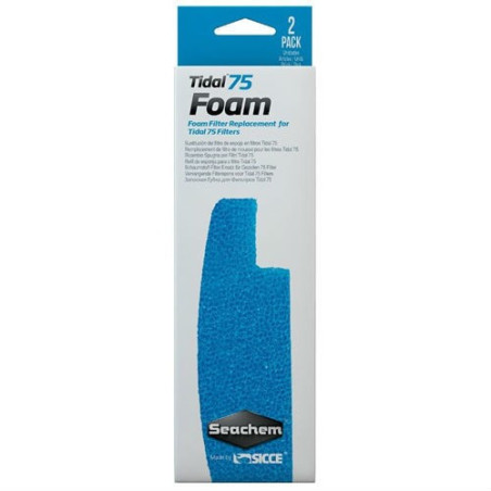 Seachem Tidal 75 foam - 2pk