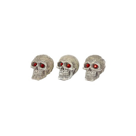 Penn Plax Deco Replica Skull Gazer 3 inch
