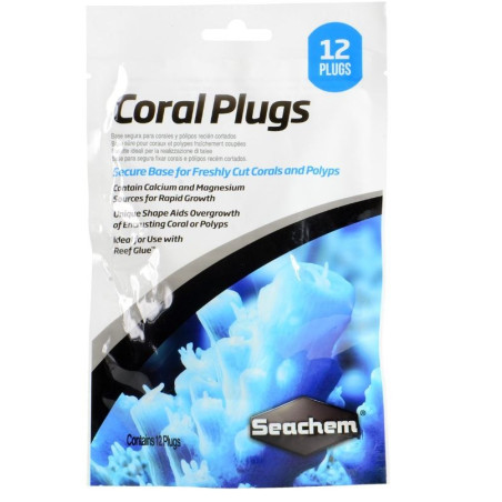 Seachem Coral Plug - 12 pack