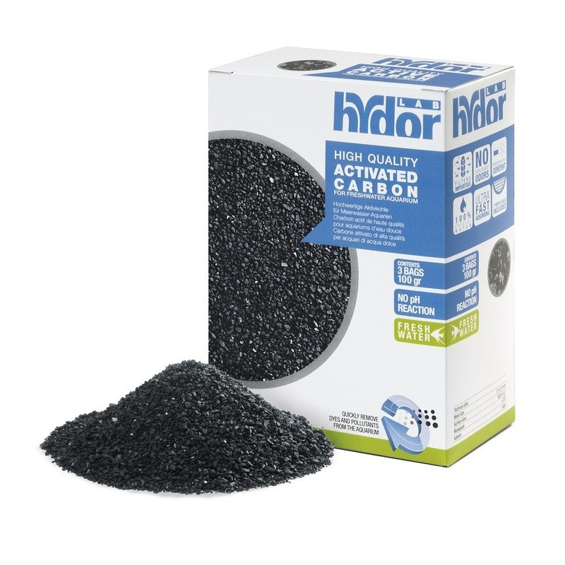 Hydor Activated Carbon Freshwater -3X 100g bags Hydor Activated Carbon Freshwater -3X 100g bags