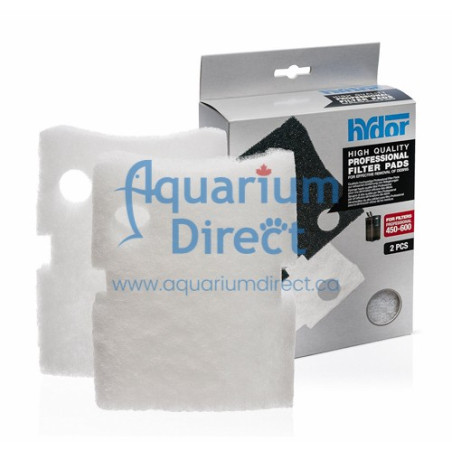 Hydor Professional Canister Filter,  White Wool Filter pad - 450-600 -2k