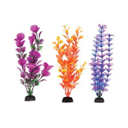 Penn Plax Aquaplant 8 inch Colourful 6 piece Bag 