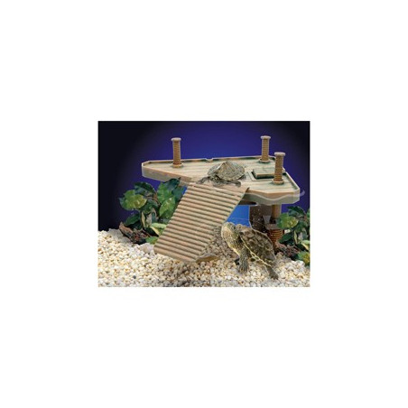 Penn-Plax Decorative Turtle Pier Floating/Basking Platform