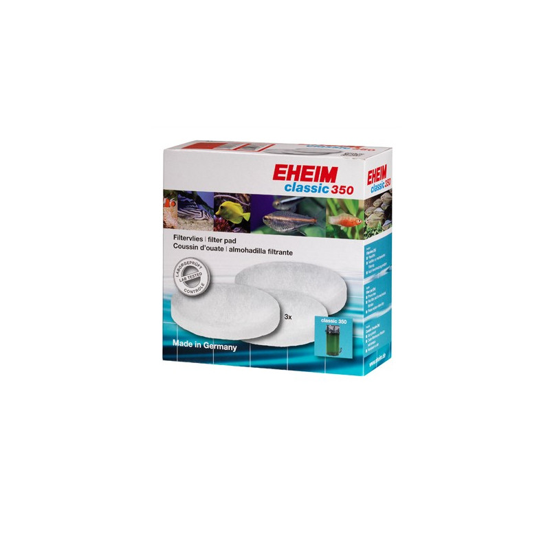 Eheim Classic 350 (2215) fine white pad - 3 Pack