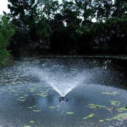 OASE Floating Fountain with Lights 1/2 hp