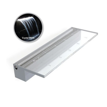 Atlantic 12" Acrylic Colour Falls With White LED Light Strip- White 