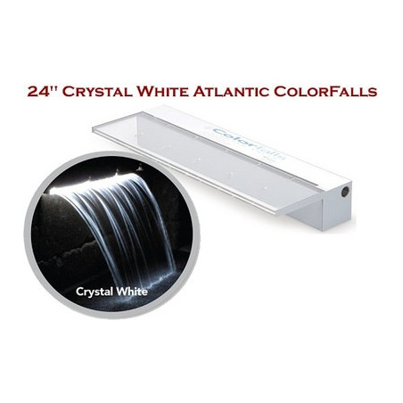 Atlantic 24" Acrylic Colour Falls With White LED Light Strip- White