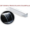 Atlantic 24" Acrylic Colour Falls With White LED Light Strip- White