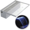 Atlantic 12" Acrylic Colour Falls With White LED Light Strip- Blue