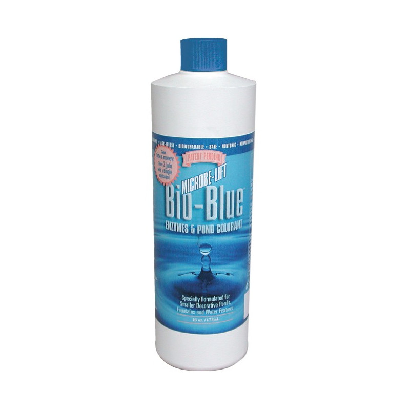 Microbe-Lift Bio-Blue Enzymes and Pond Colourant 16 oz.