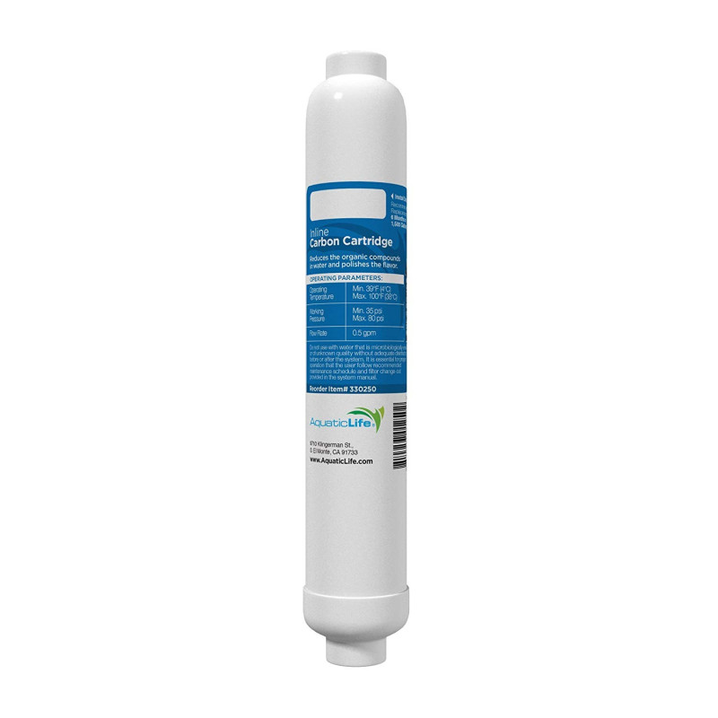 Carbon Cartridge for Aquaticlife RO Buddie or Elive CleaRO