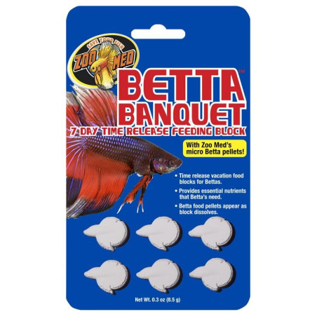 Zoo Med Betta Banquet 7 day