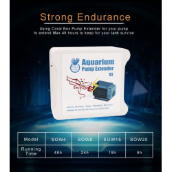 Battery Coral Box PowerCell for backup Jebao Pump / DC Pump  V2