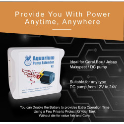 Battery Coral Box PowerCell for backup Jebao Pump / DC Pump  V2