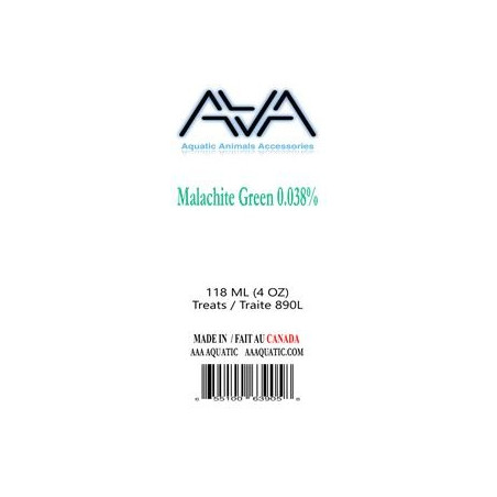 AAA Aquatic Malachite Green 4oz (118ml)