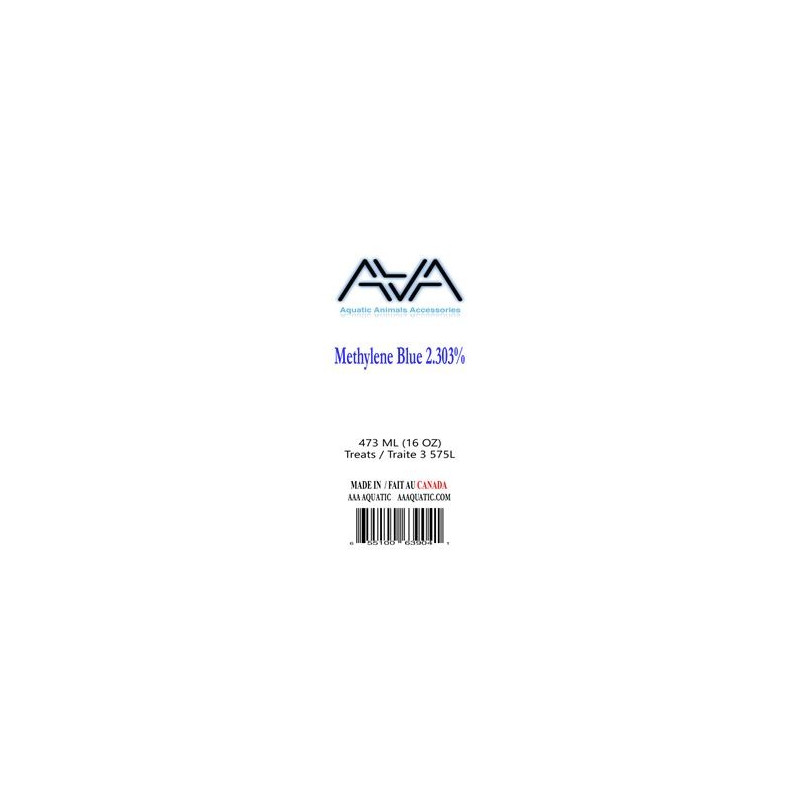 AAA Aquatic bleu de méthylène 16oz (473ml)