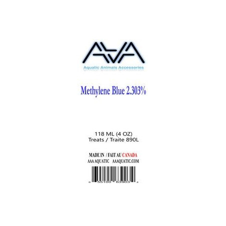 AAA Aquatic bleu de méthylène 4oz (118ml)