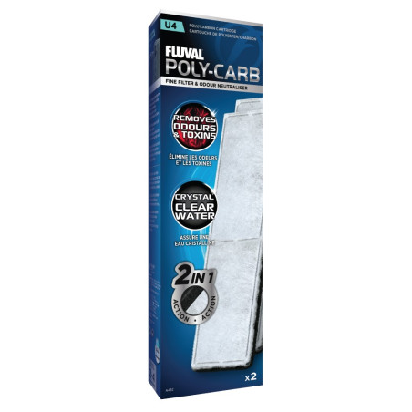Fluval U4 Poly/Carbon Pad - 2 Pack