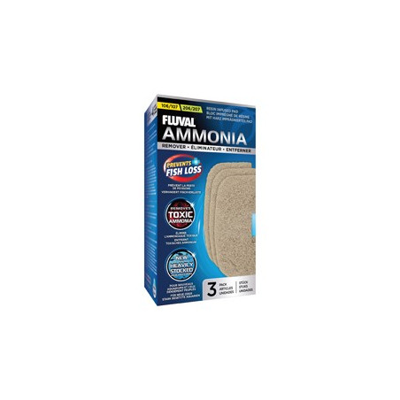 Fluval 107/207 Ammonia Remover - 3 pack