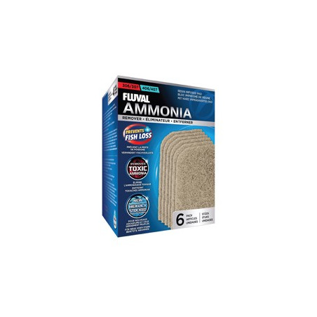 Fluval 307/407 Ammonia Remover - 6 pack