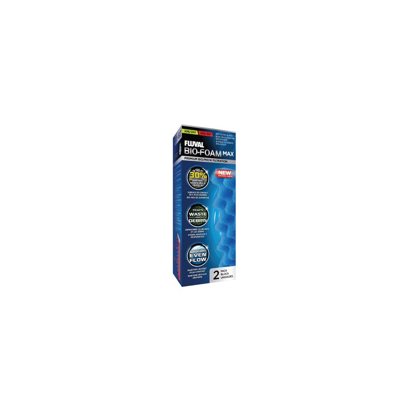 Fluval 207/307 Bio-Foam Max - 2 pack Fluval 207/307 Bio-Foam Max - 2 pack