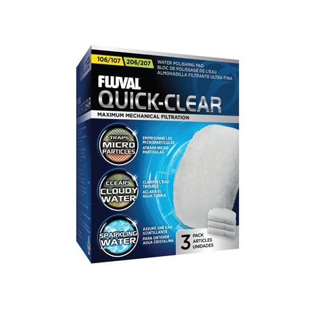 Fluval 107/207 Quick-Clear - 3 pack