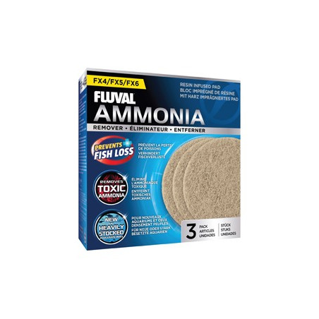 Fluval FX4/FX5/FX6 Ammonia Remover - 3 pack