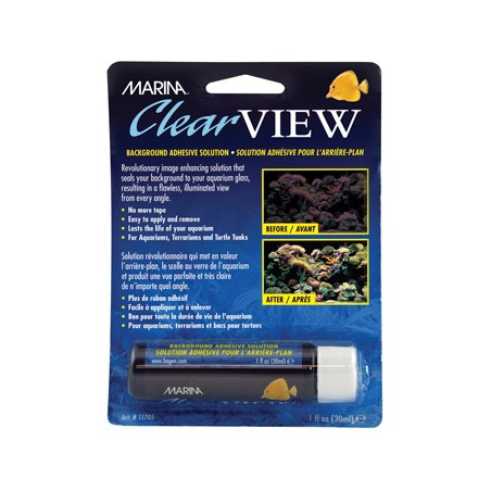 Marina ClearView Background Adhesive Solution - 30 ml (1 fl oz)