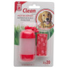 Dogit Bag Dispenser - 2 Rolls/20 Bags -RED