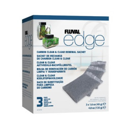 Fluval EDGE Carbon Clean & Clear Sachet - 3 pack