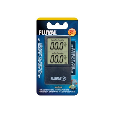 Fluval 2-in-1 Digital Aquarium Thermometer Fluval 2-in-1 Digital Aquarium Thermometer