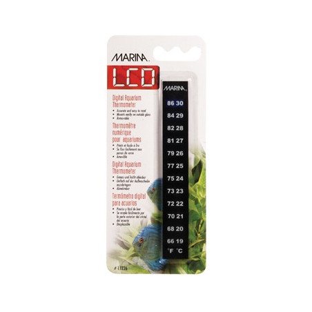 Marina LCD Aquarium Thermometer - 19 to 30° C