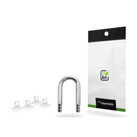 Co2 Art U-Bend U-Bend SS Tubing Connector -Small