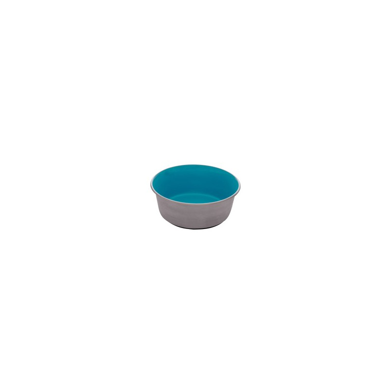 Dogit Stainless Steel Non-Skid Dog Bowl - Blue - 1.15 L (39 fl.oz.)