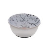 Dogit Stainless Steel Non-Skid Dog Bowl - Black & White Splash - 500 ml (17 fl.oz.)