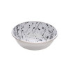 Dogit Stainless Steel Non-Skid Dog Bowl - Black & White Splash - 350 ml (11.8 fl.oz.)