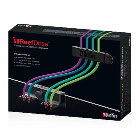 Red Sea ReefDose Deluxe 4 color tube kit (BLUE / GRREEN)