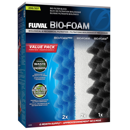 Fluval Bio-Foam Value Pack for Fluval 206/207