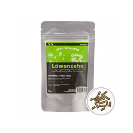 GlasGarten Shrimp Snacks Dandelion -30g