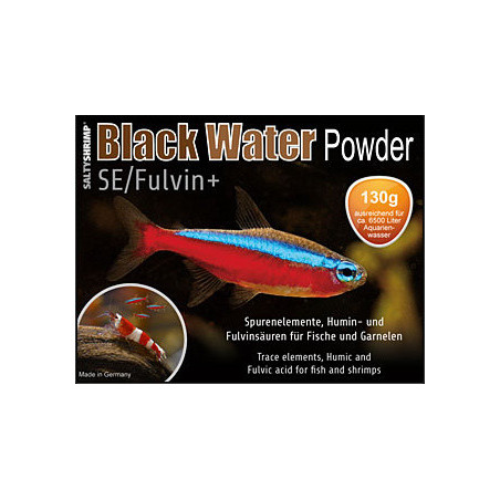 SALTY SHRIMP BLACK WATER POWDER SE/FULVIN+ 130 GRAMS