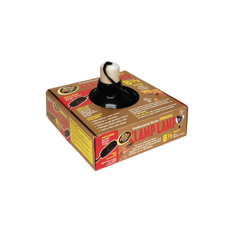 Zoo Med Professional Series Dimmable Clamp Lamp - 8.5"