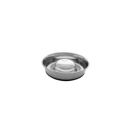 Dogit Stainless Steel Non-Skid Slow Feed Dog Bowl -1.7L