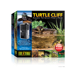 Exo Terra Turtle Cliff Aquatic Terrarium Filter + Medium Rock