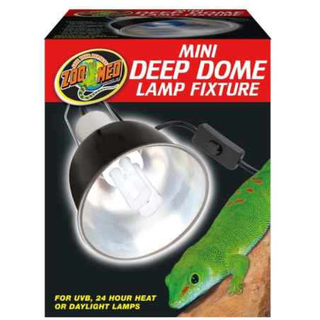 Zoo Med Mini Deep Dome Lamp Fixture - 5.5"