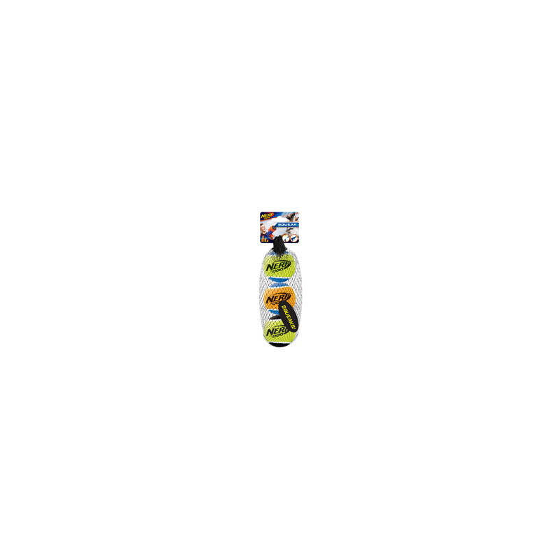 Nerf Squeak Tennis Balls - 3 Pack - Medium (2.5 in)