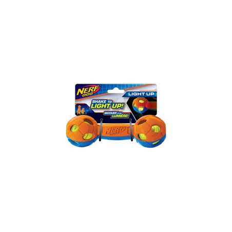 Nerf Dog LED BASH Barbell - Medium (7 in)