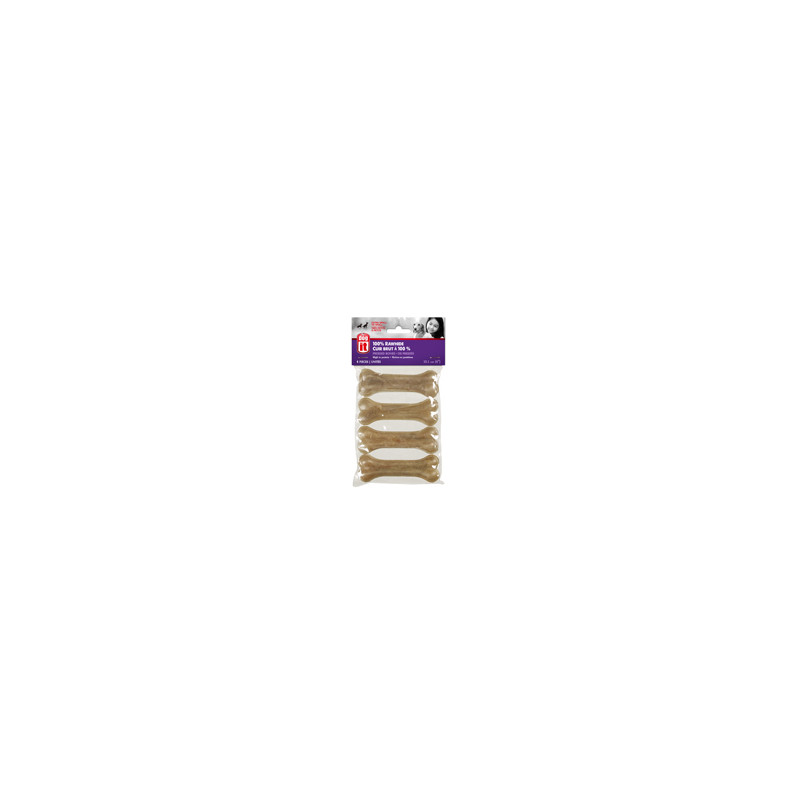 Dogit Pressed Rawhide Bones -4''