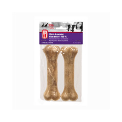 Dogit Os pressés en cuir -6''