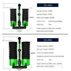 Qanvee Sponge Filter QS-100A